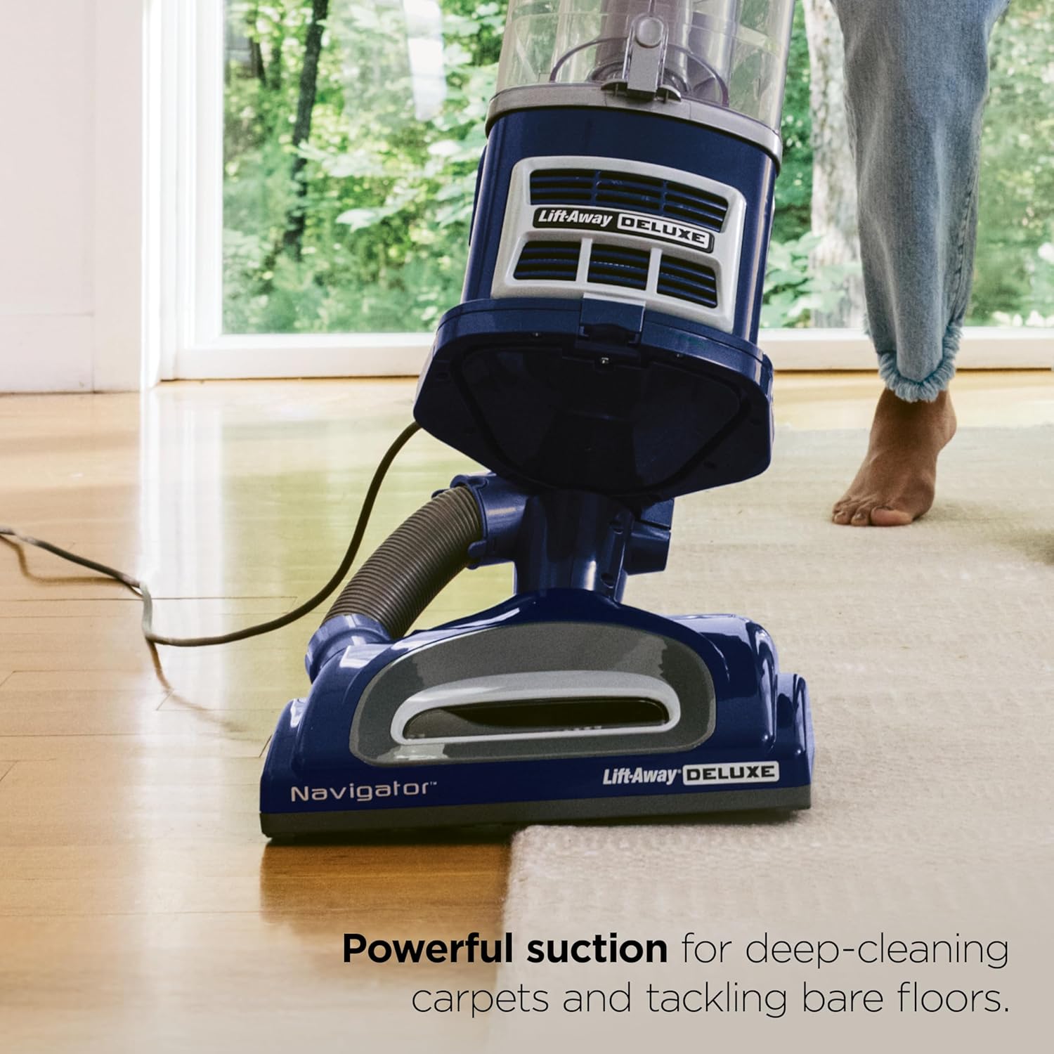 Shark Navigator NV360 powerful suction for deep cleaning carpets and bare floors