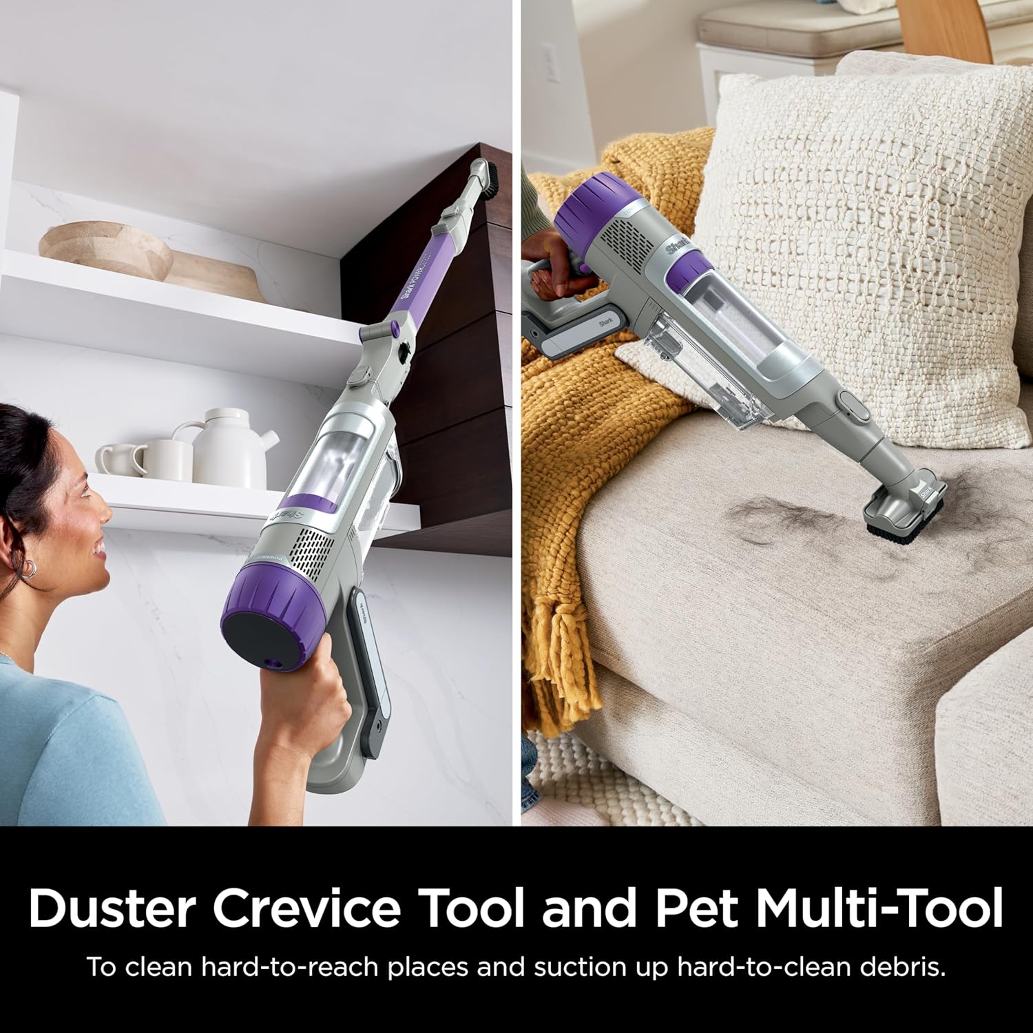 Shark PowerDetect multi-use versatility with flexible wand